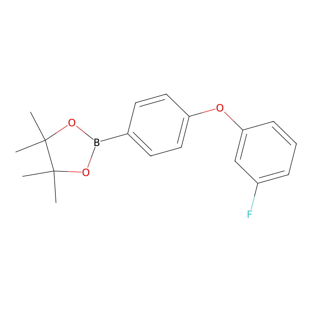 2-(4-(3-Fluorophenoxy)phenyl)-4,4,5,5-tetramethyl-1,3,2-dioxaborolane molecular structure, CAS 1414356-22-1