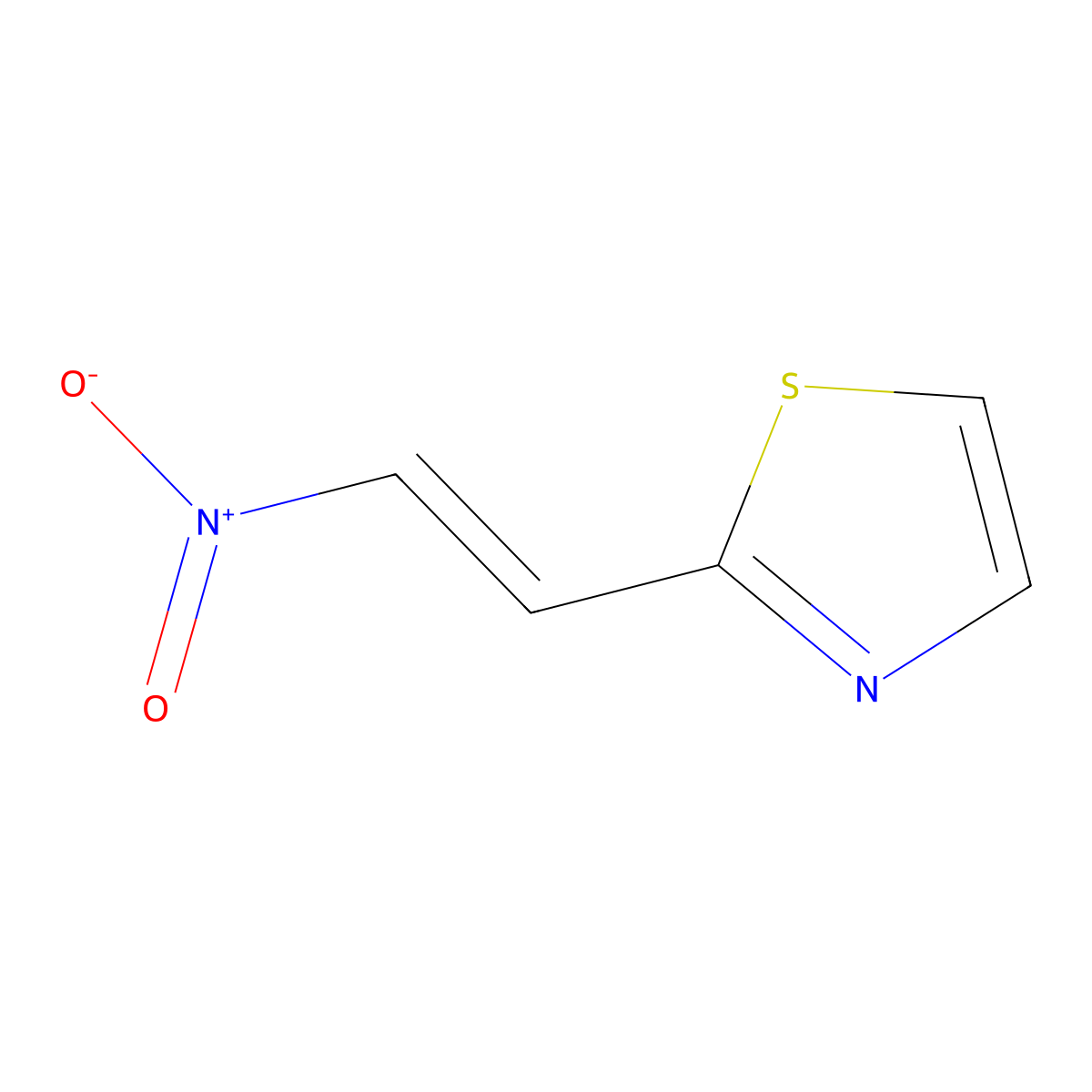 (E)-2-(2-nitrovinyl)thiazole molecular structure, CAS 1414580-91-8