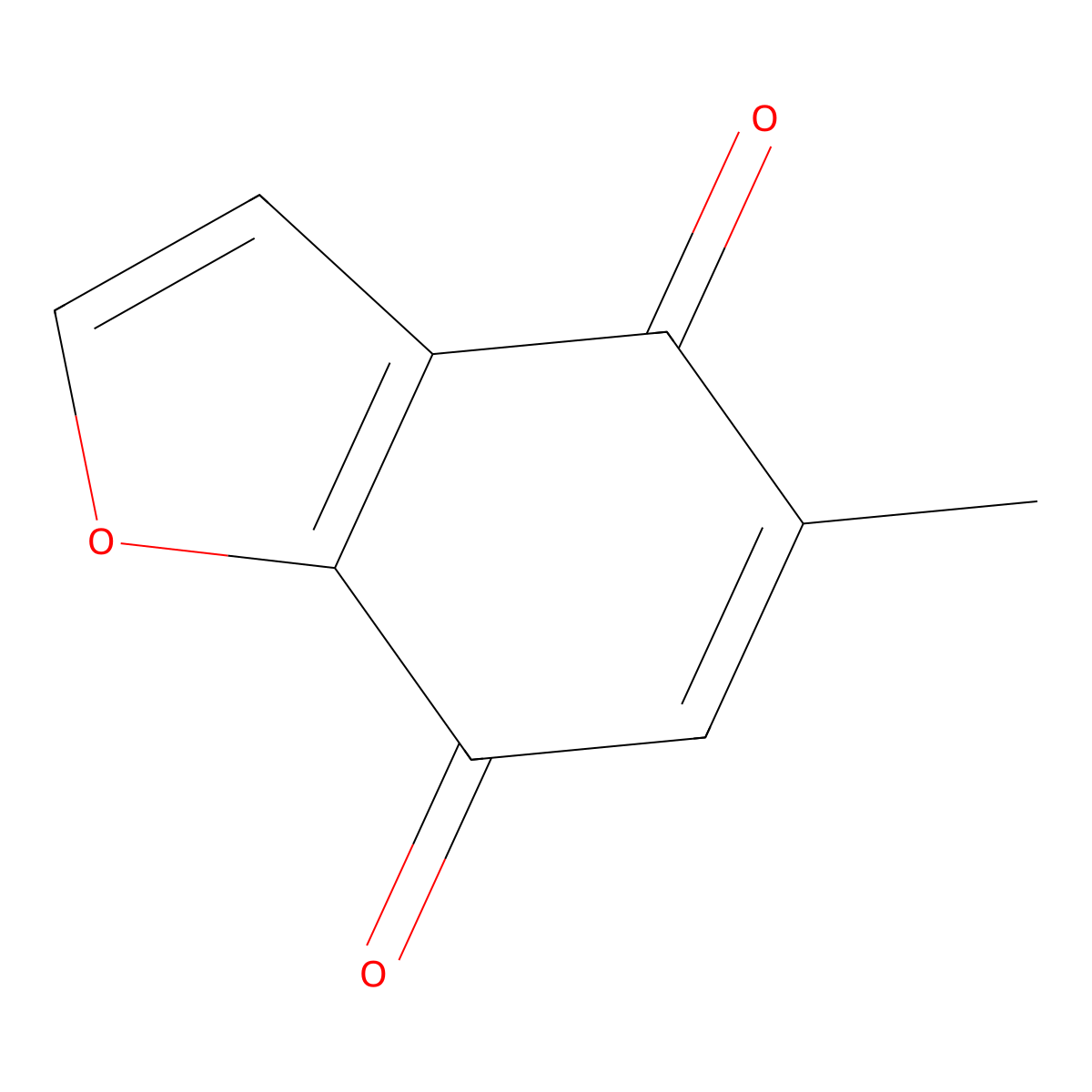 5-Methylbenzofuran-4,7-dione molecular structure, CAS 141462-51-3