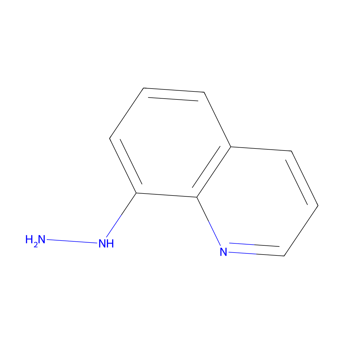 8-Hydrazinylquinoline molecular structure, CAS 14148-42-6