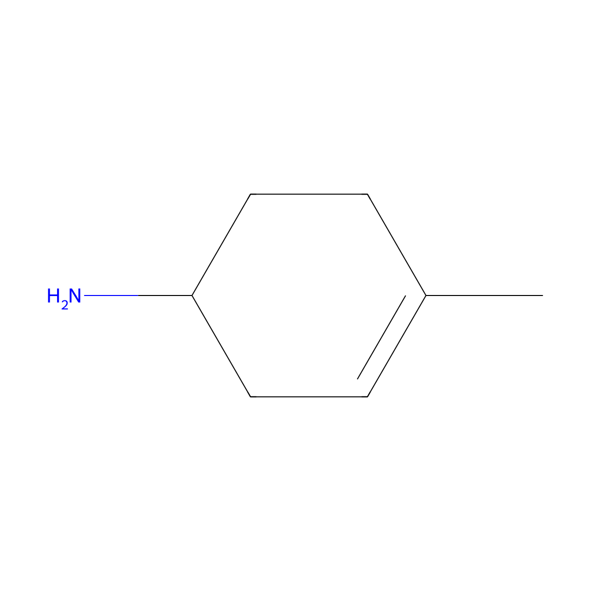 (1S)-4-methylcyclohex-3-en-1-amine molecular structure, CAS 141484-01-7