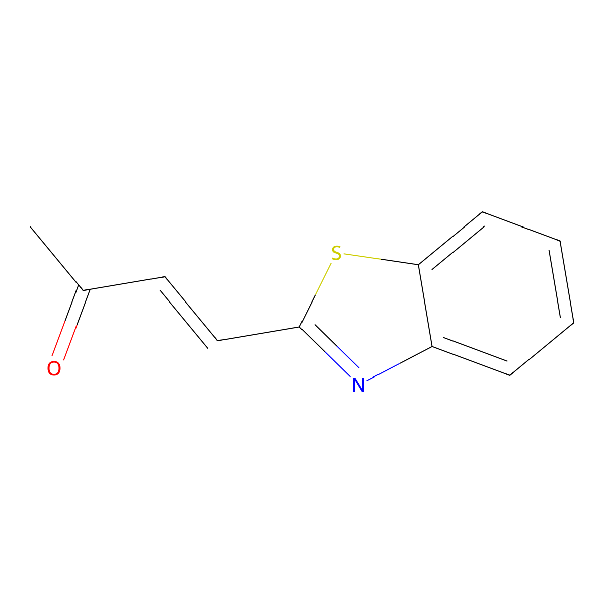 4-(1,3-Benzothiazol-2-YL)but-3-EN-2-one molecular structure, CAS 1414846-60-8
