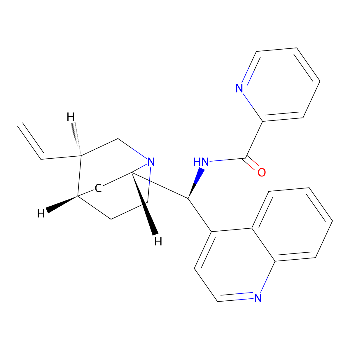 N-(9-Deoxy-epi-cinchonidin-9-yl)picolinamide molecular structure, CAS 1414851-57-2