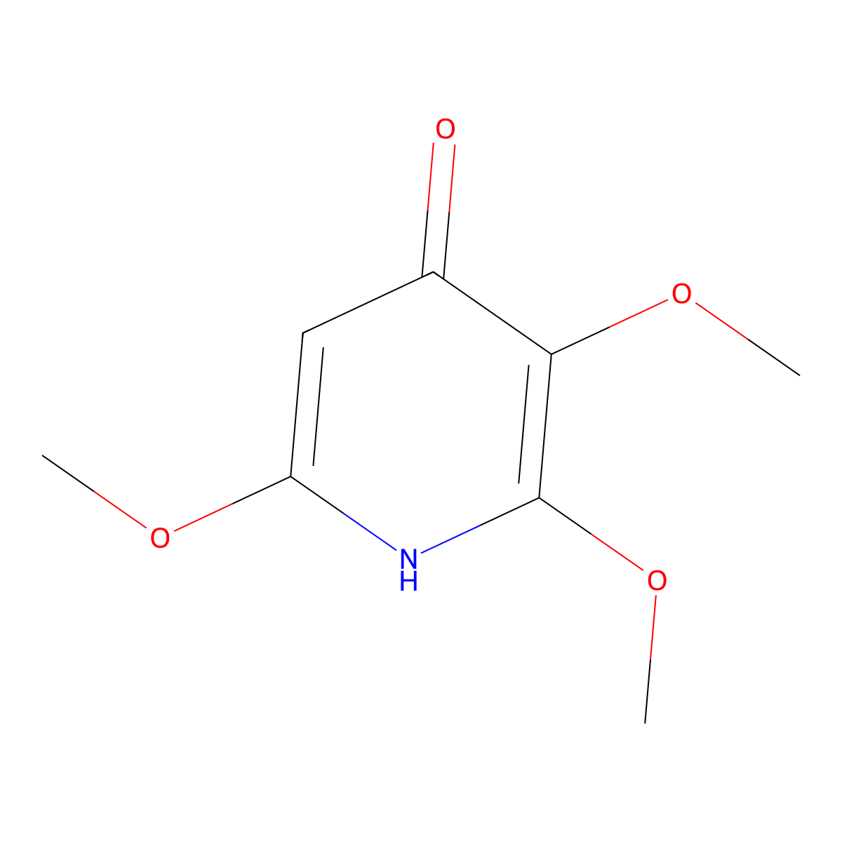 2,3,6-Trimethoxypyridin-4-ol molecular structure, CAS 1414863-98-1