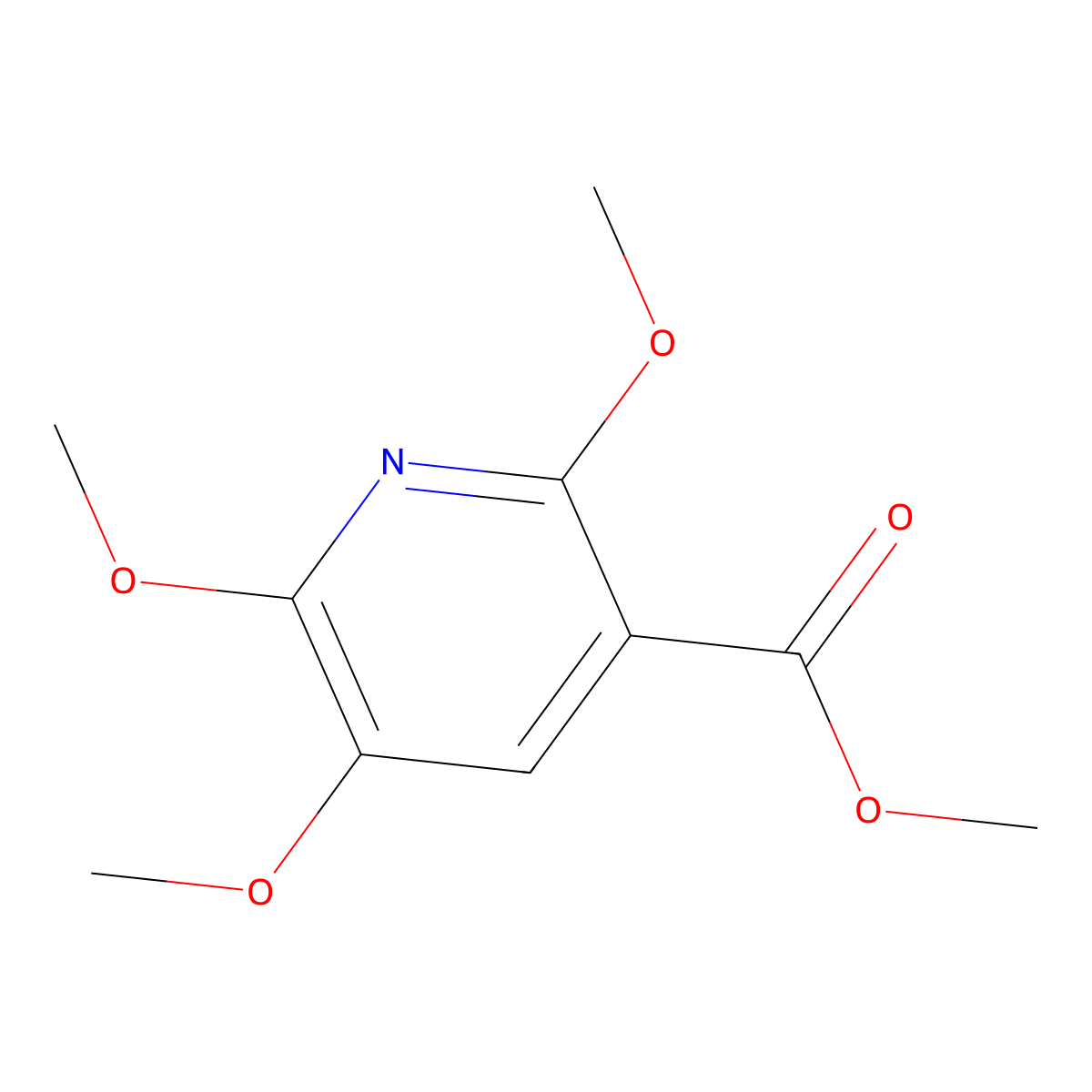 Methyl 2,5,6-trimethoxynicotinate molecular structure, CAS 1414864-16-6