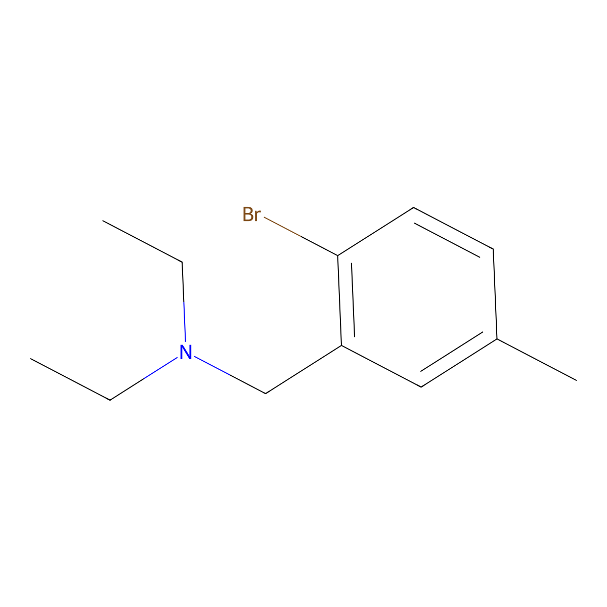 N,N-Diethyl-2-bromo-5-methylbenzylamine molecular structure, CAS 1414870-82-8