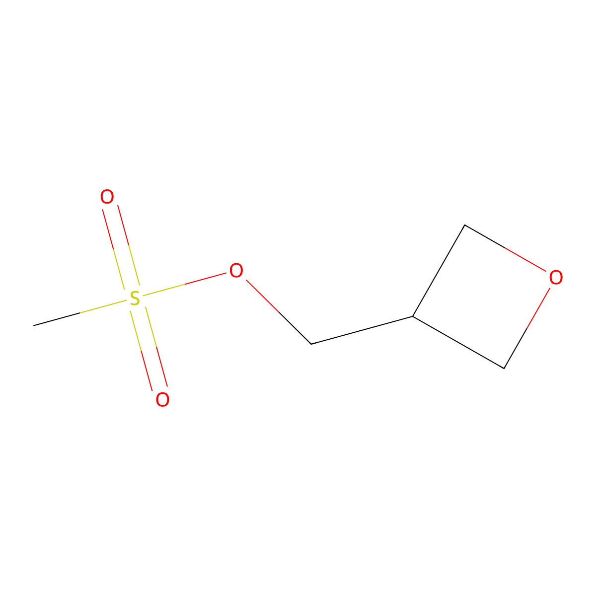 Oxetan-3-ylmethyl methanesulfonate molecular structure, CAS 1414924-88-1