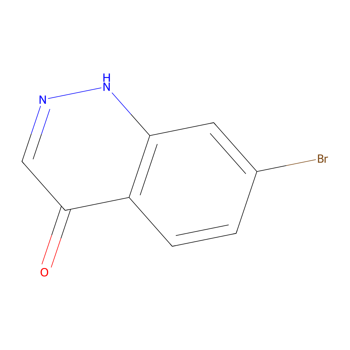 7-Bromocinnolin-4(1h)-one molecular structure, CAS 1414956-67-4