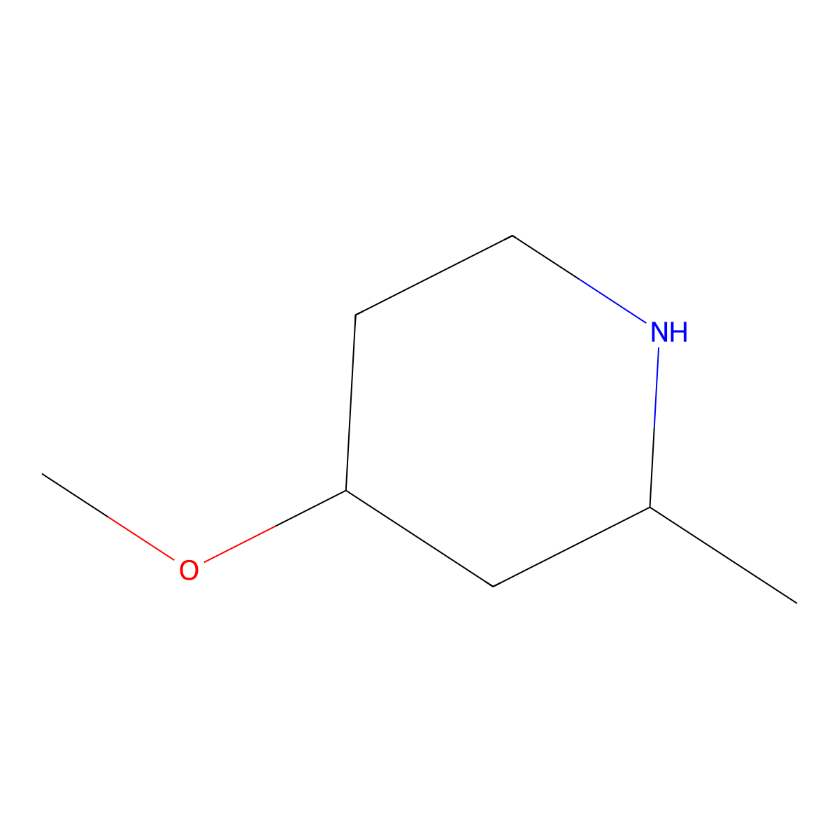 4-Methoxy-2-methyl-piperidine molecular structure, CAS 1414958-17-0