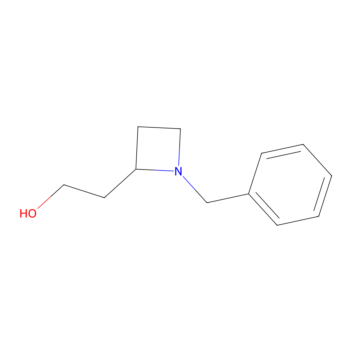 2-(1-Benzyl-azetidin-2-yl)-ethanol molecular structure, CAS 1414958-30-7