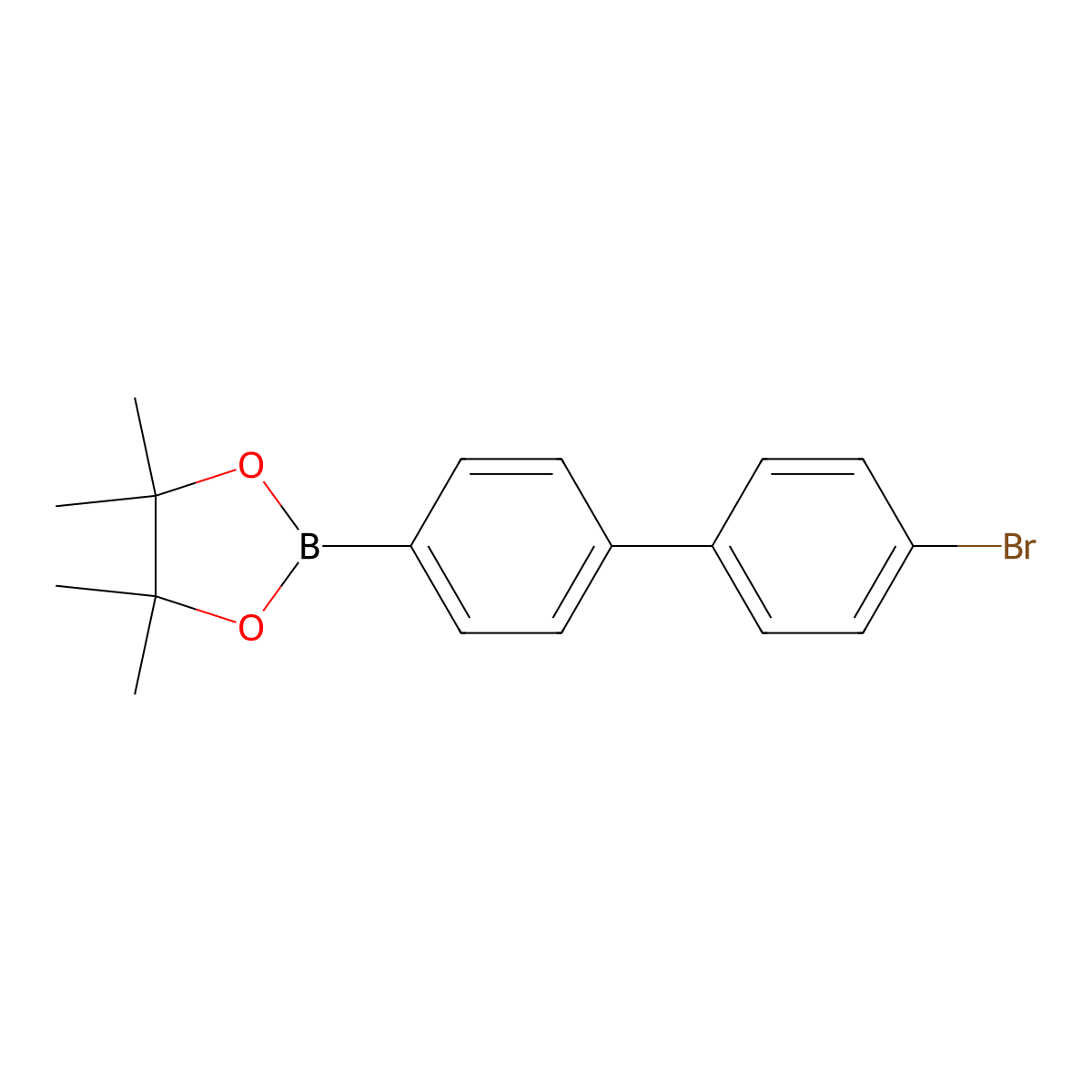 2-(4'-Bromobiphenyl-4-yl)-4,4,5,5-tetramethyl-1,3,2-dioxaborolane molecular structure, CAS 1414997-84-4