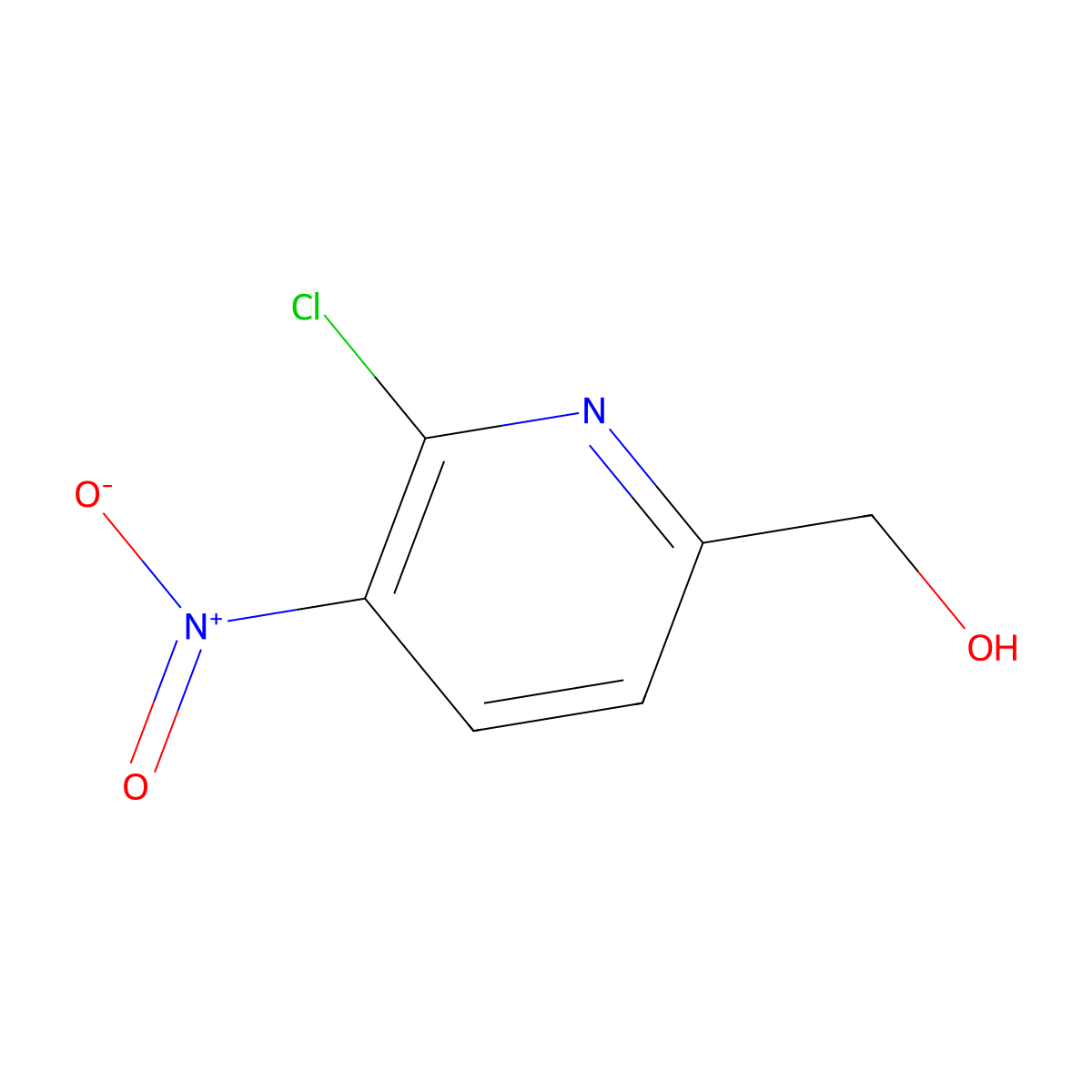 (6-Chloro-5-nitropyridin-2-yl)methanol molecular structure, CAS 1415029-35-4