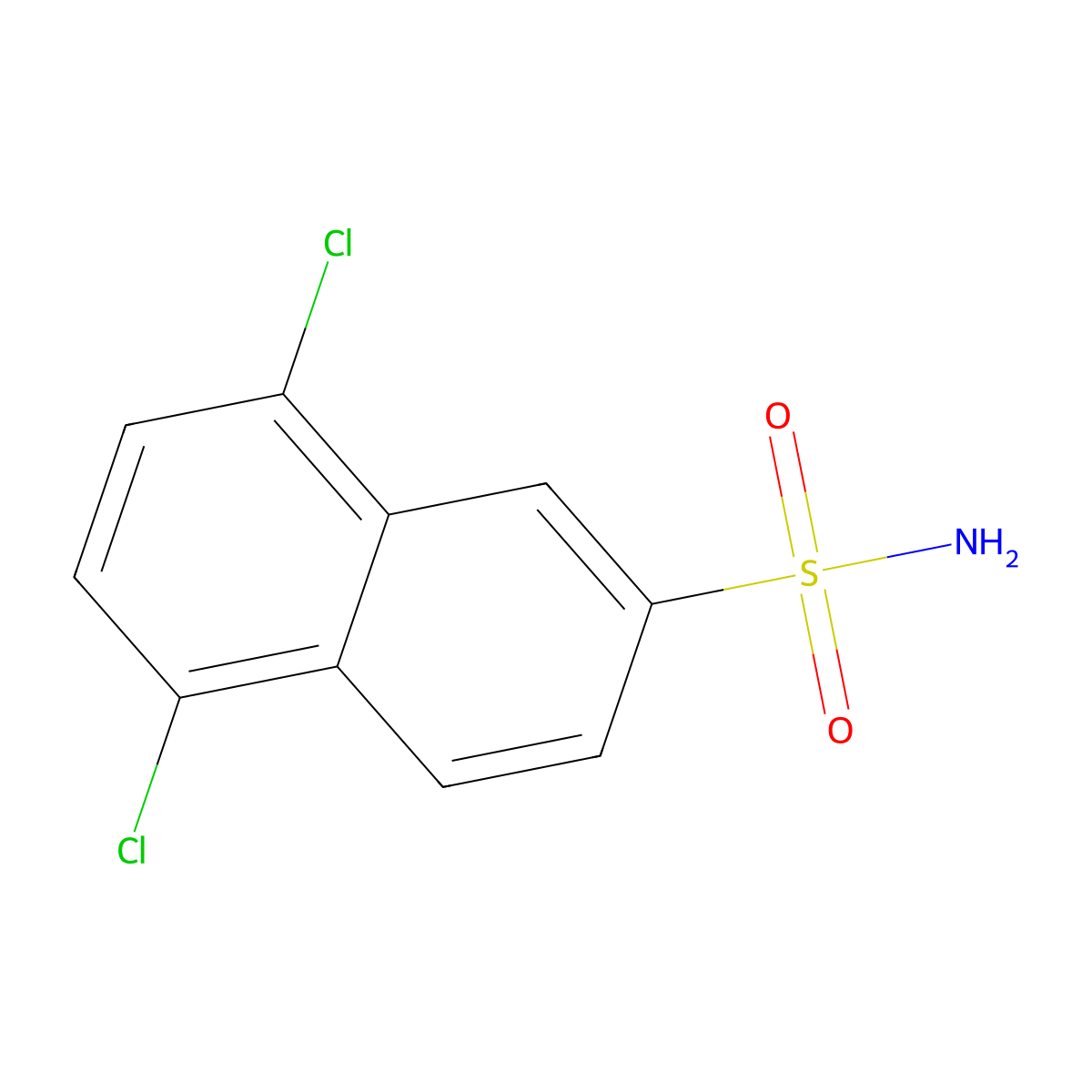 5,8-Dichloronaphthalene-2-sulfonamide molecular structure, CAS 1415094-73-3