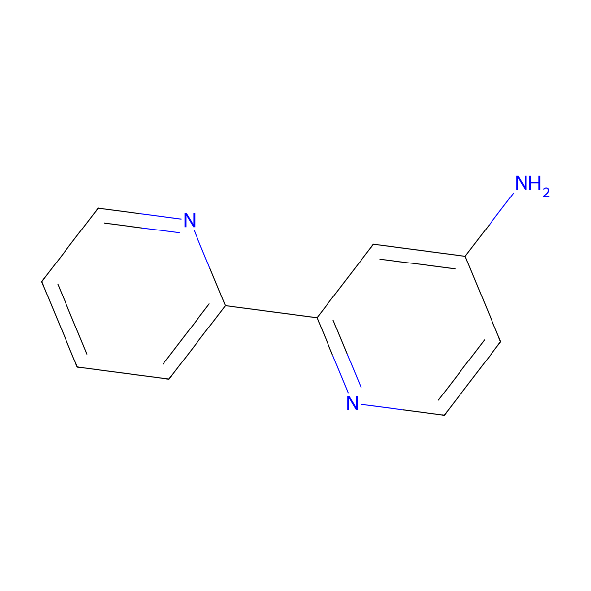 (2,2'-Bipyridin)-4-amine molecular structure, CAS 14151-21-4