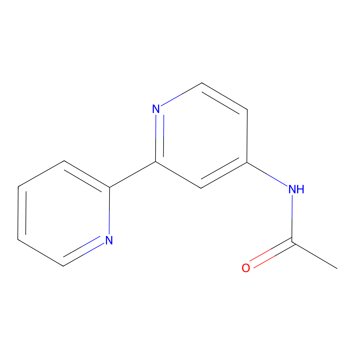 N-([2,2'-Bipyridin]-4-yl)acetamide molecular structure, CAS 14151-22-5