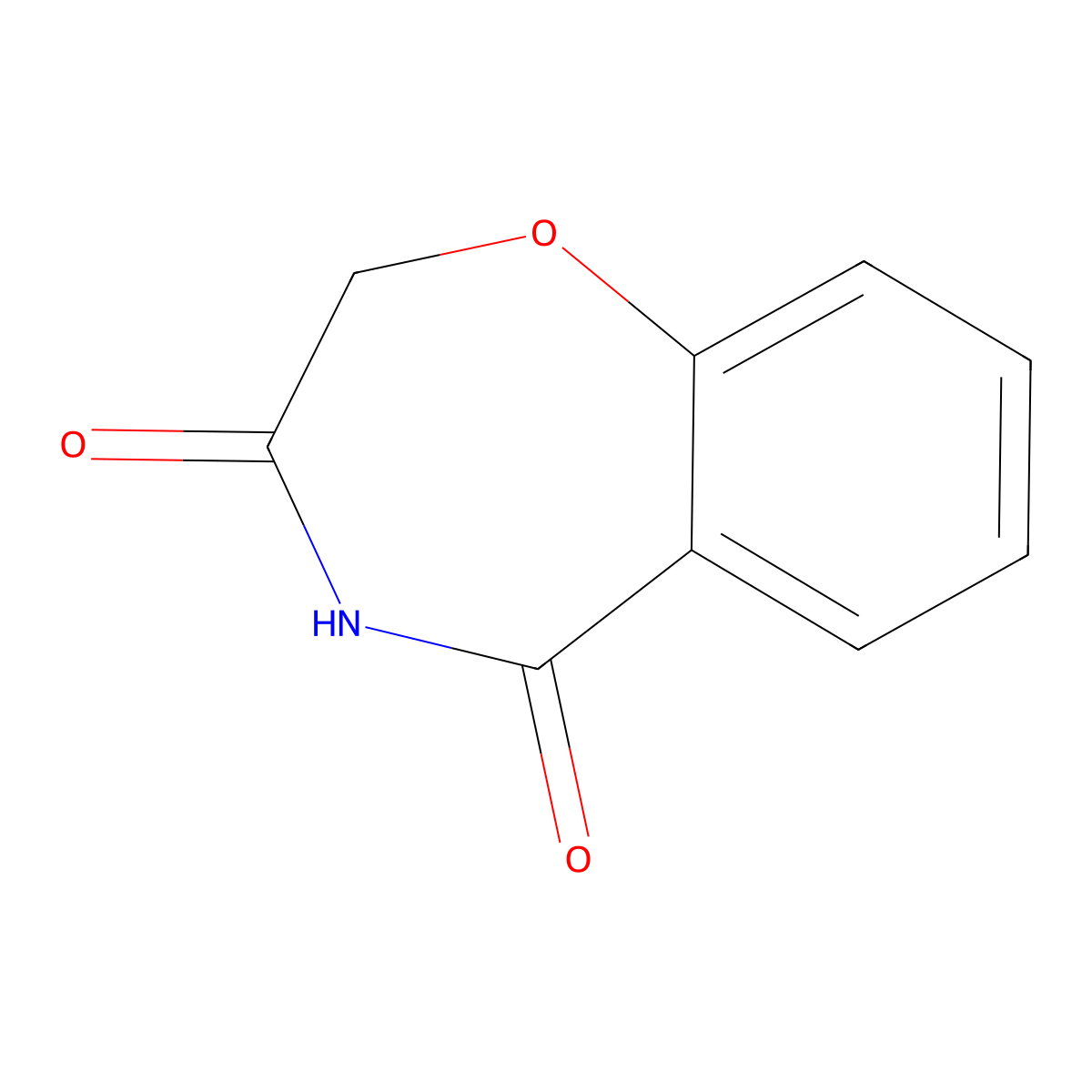 1,4-benzoxazepine-3,5(2H,4H)-dione molecular structure, CAS 14151-88-3