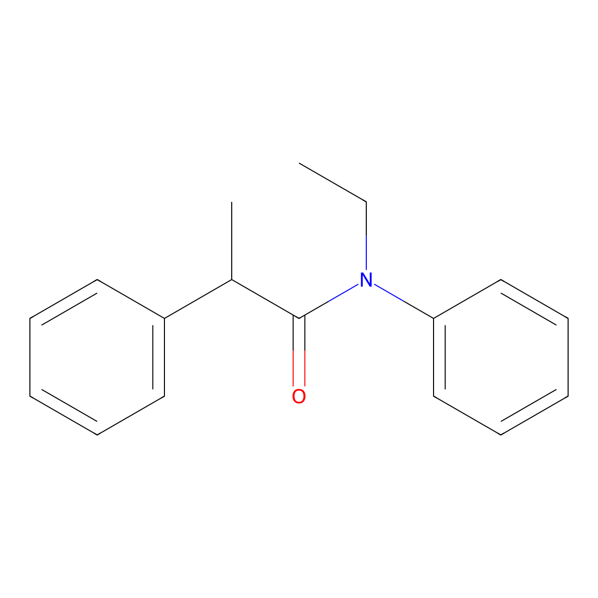 N-ethyl-N,2-diphenylpropanamide molecular structure, CAS 1415111-42-0