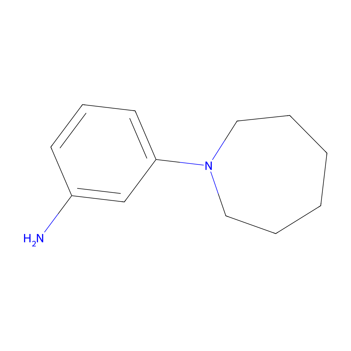 3-(Azepan-1-yl)aniline molecular structure, CAS 141515-10-8