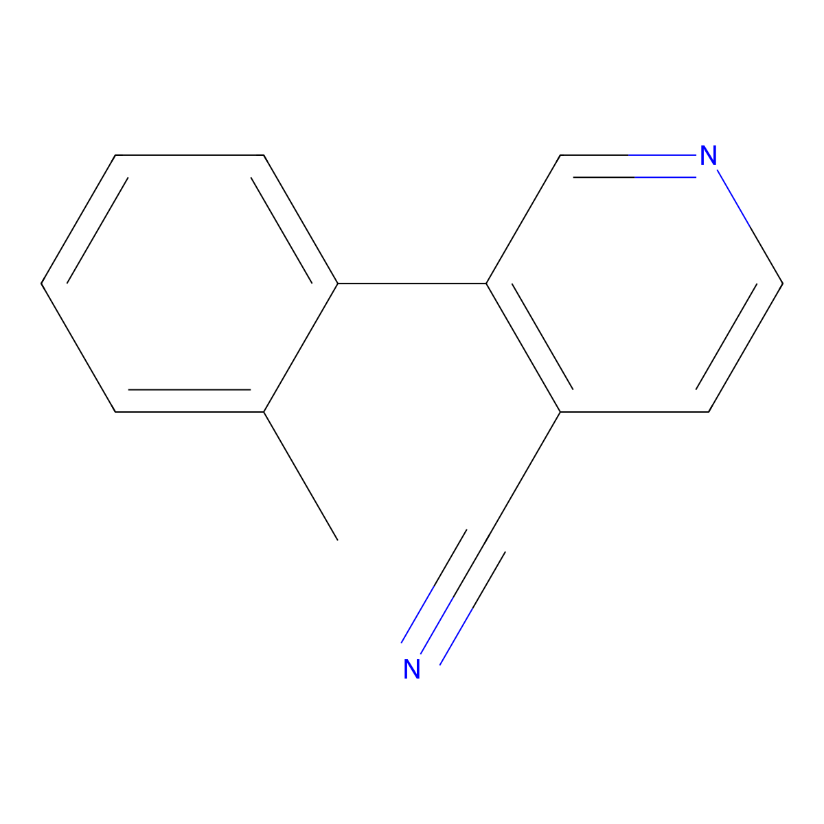 3-(o-Tolyl)isonicotinonitrile molecular structure, CAS 1415250-79-1