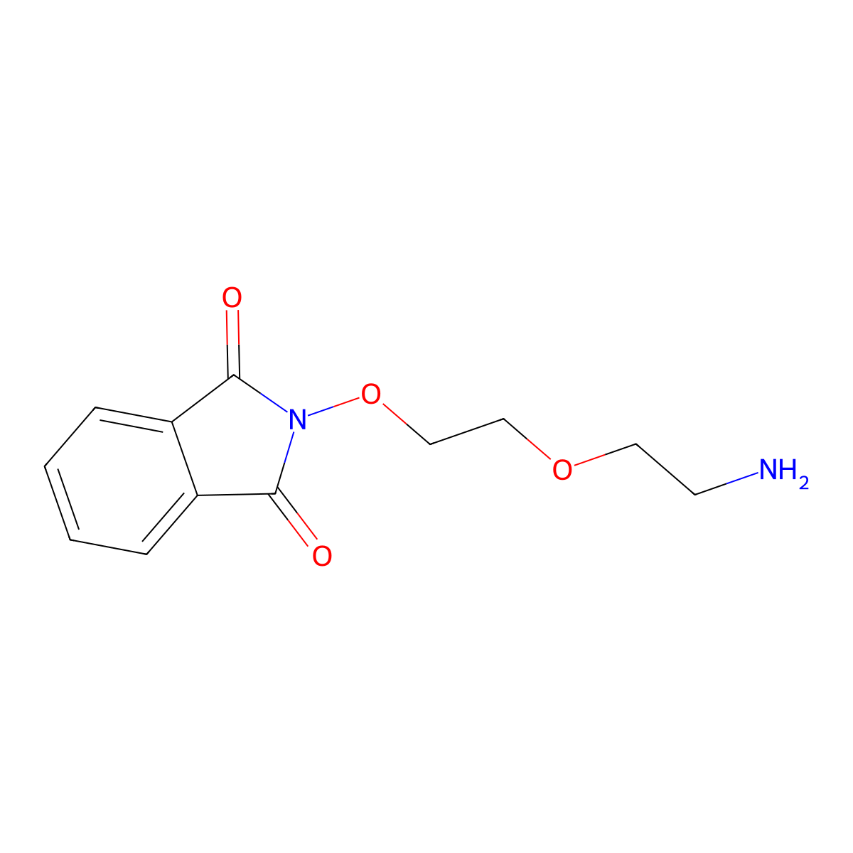 2-(2-(2-Aminoethoxy)ethoxy)isoindoline-1,3-dione molecular structure, CAS 1415328-85-6