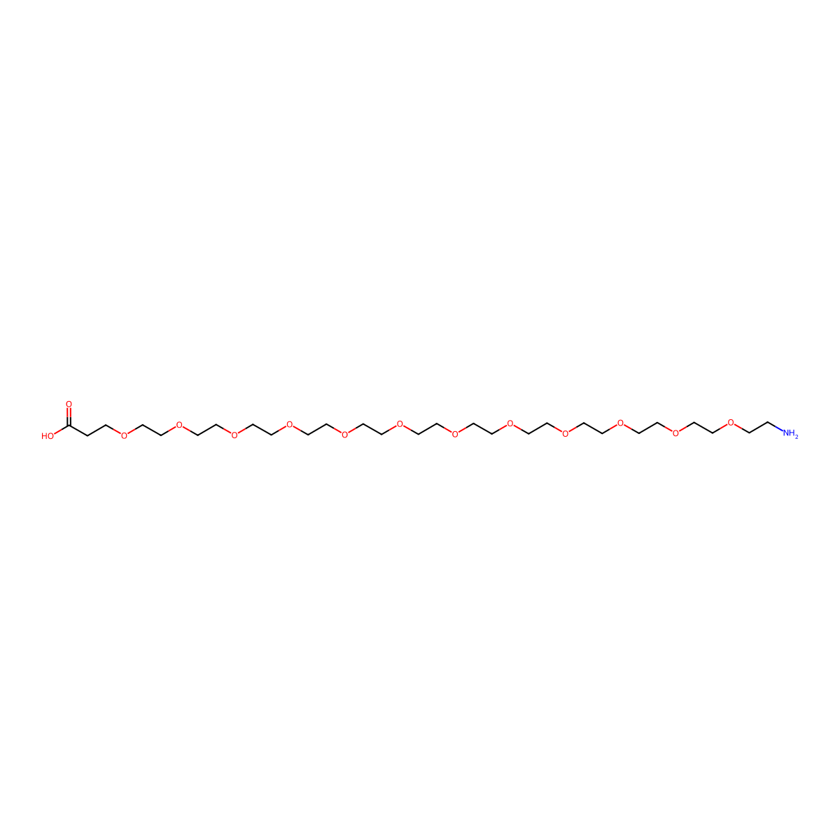 Amino-PEG12-Acid molecular structure, CAS 1415408-69-3