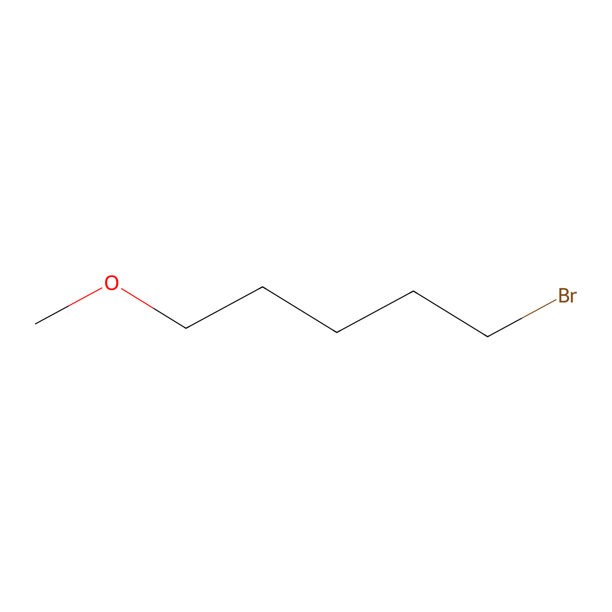 1-Bromo-5-methoxypentane molecular structure, CAS 14155-86-3