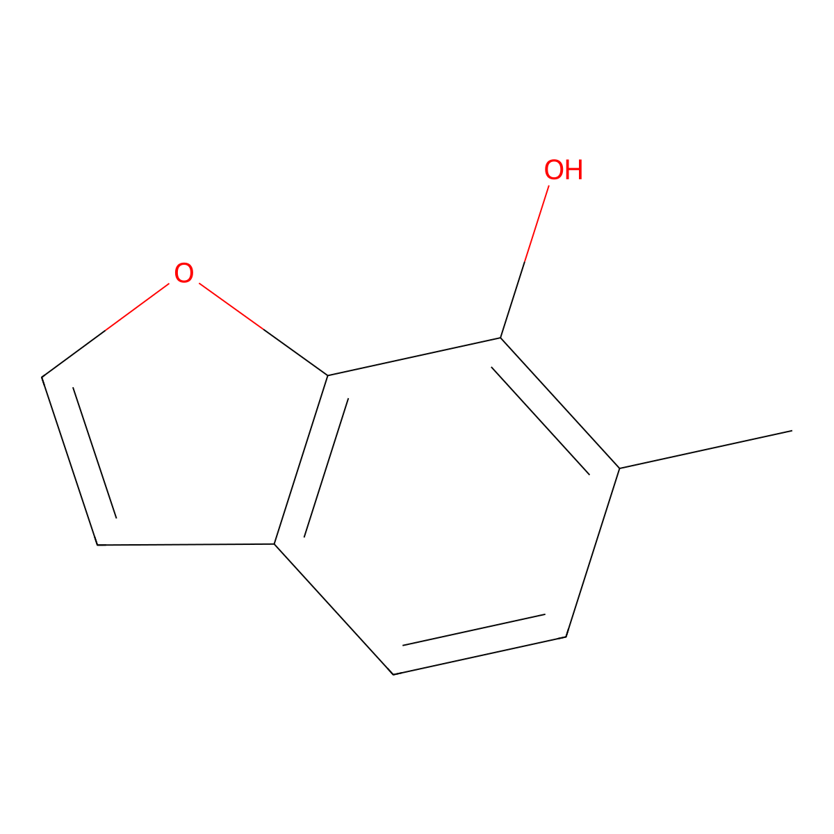 6-Methyl-1-benzofuran-7-ol molecular structure, CAS 1415507-34-4