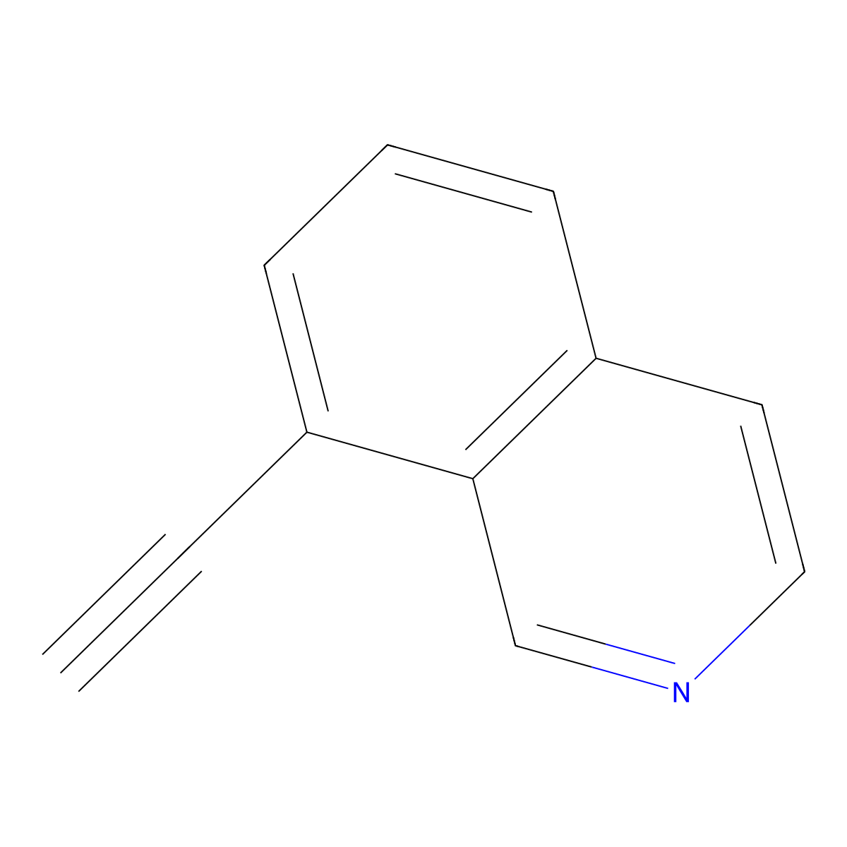 8-Ethynylisoquinoline molecular structure, CAS 1415559-62-4
