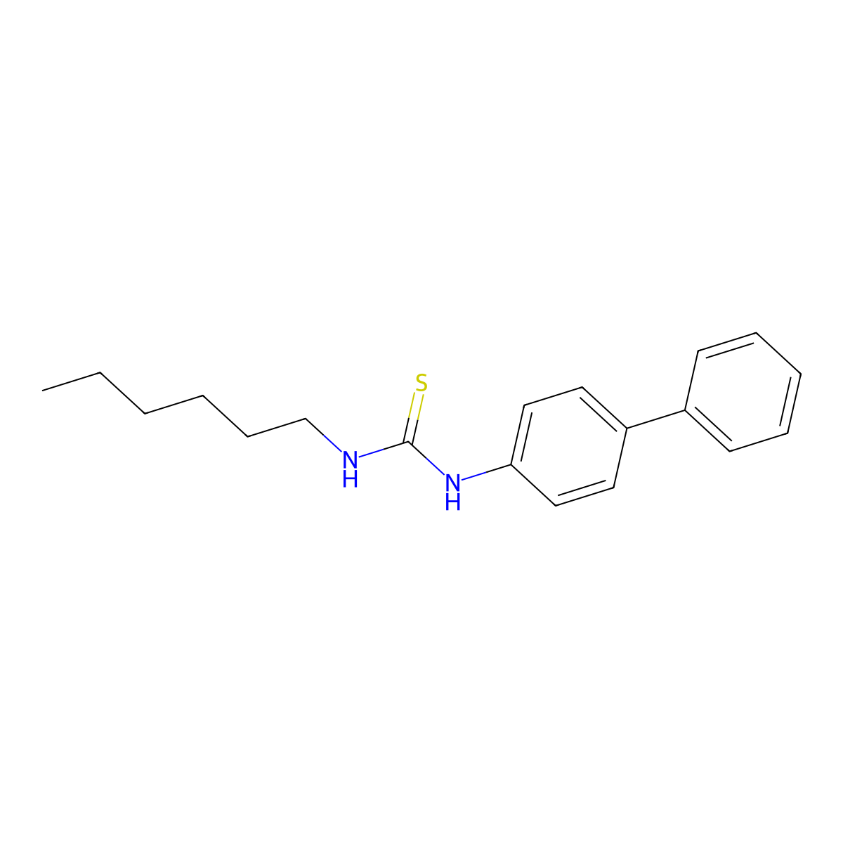 1-(Biphenyl-4-yl)-3-hexylthiourea molecular structure, CAS 1415559-64-6