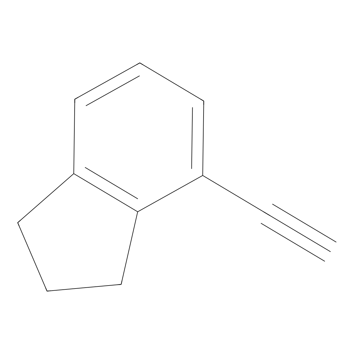 4-ethynyl-2,3-dihydro-1H-indene molecular structure, CAS 1415560-20-1