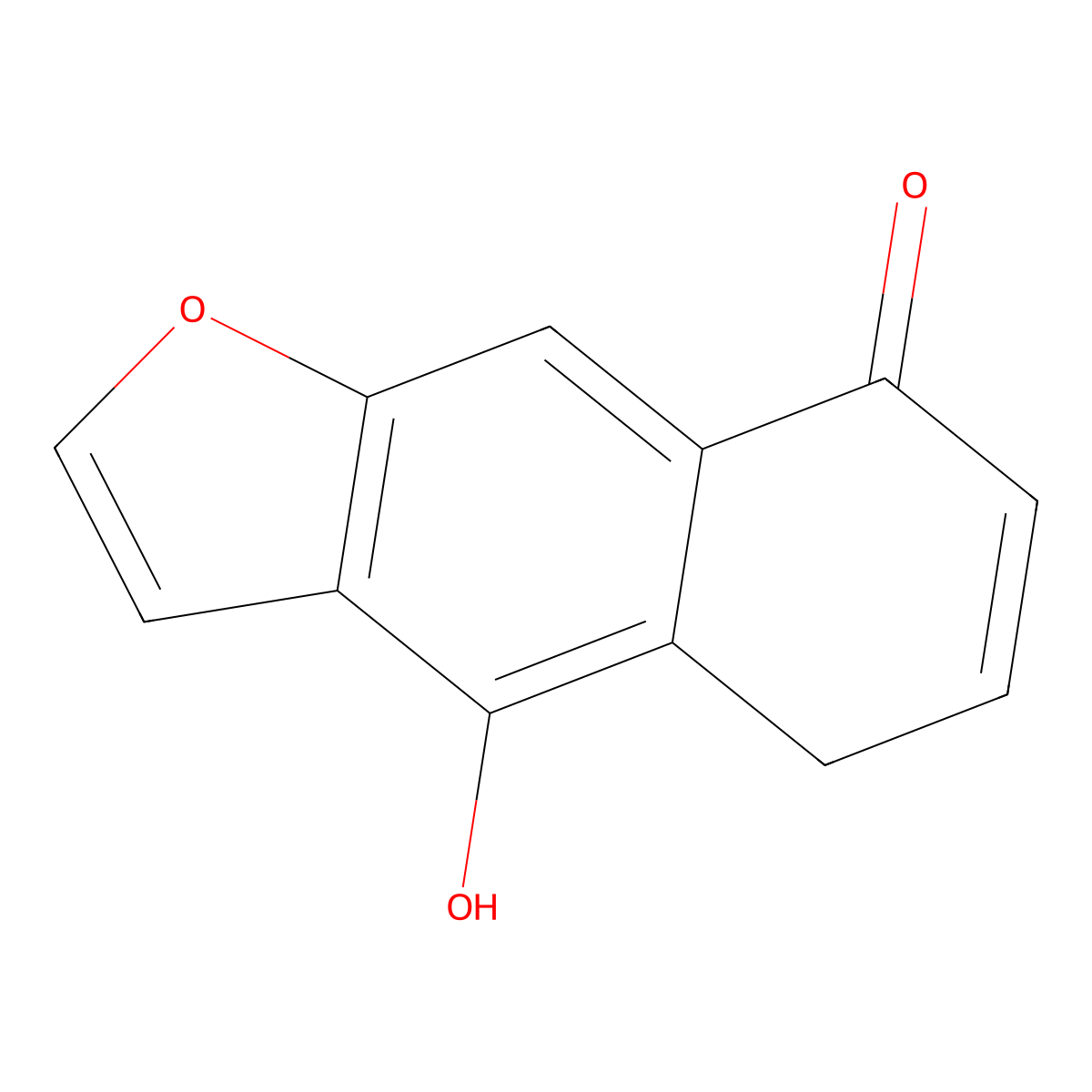 4-hydroxynaphtho[2,3-b]furan-8(5H)-one molecular structure, CAS 1415562-40-1
