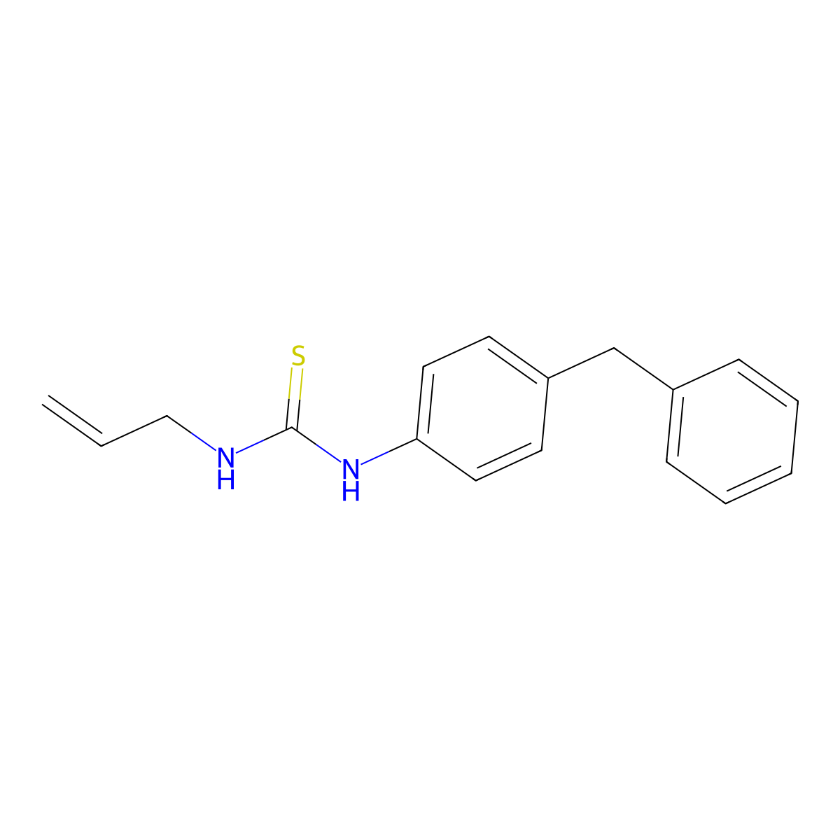 1-Allyl-3-(4-benzylphenyl)thiourea molecular structure, CAS 1415564-71-4
