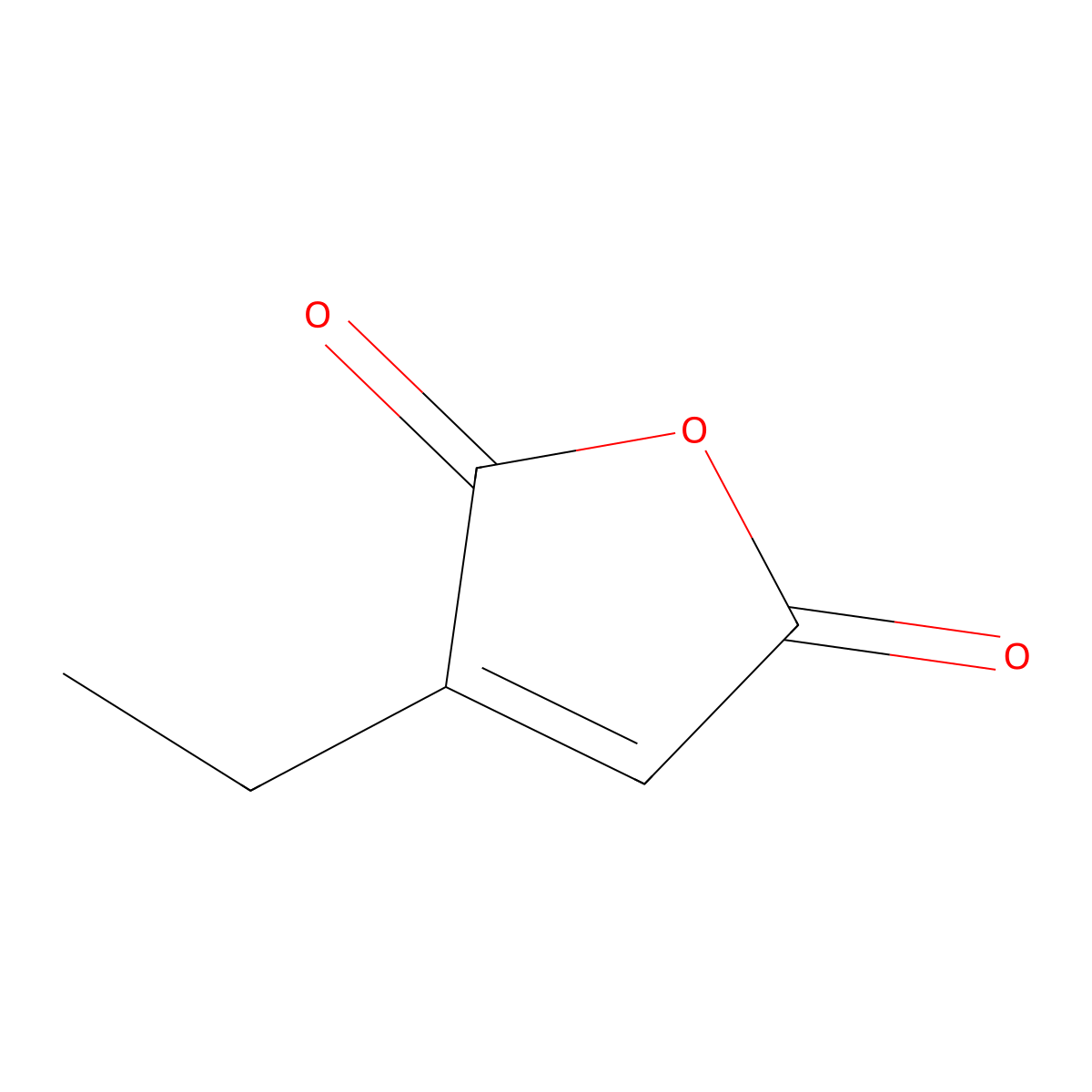 3-Ethylfuran-2,5-dione molecular structure, CAS 14156-13-9