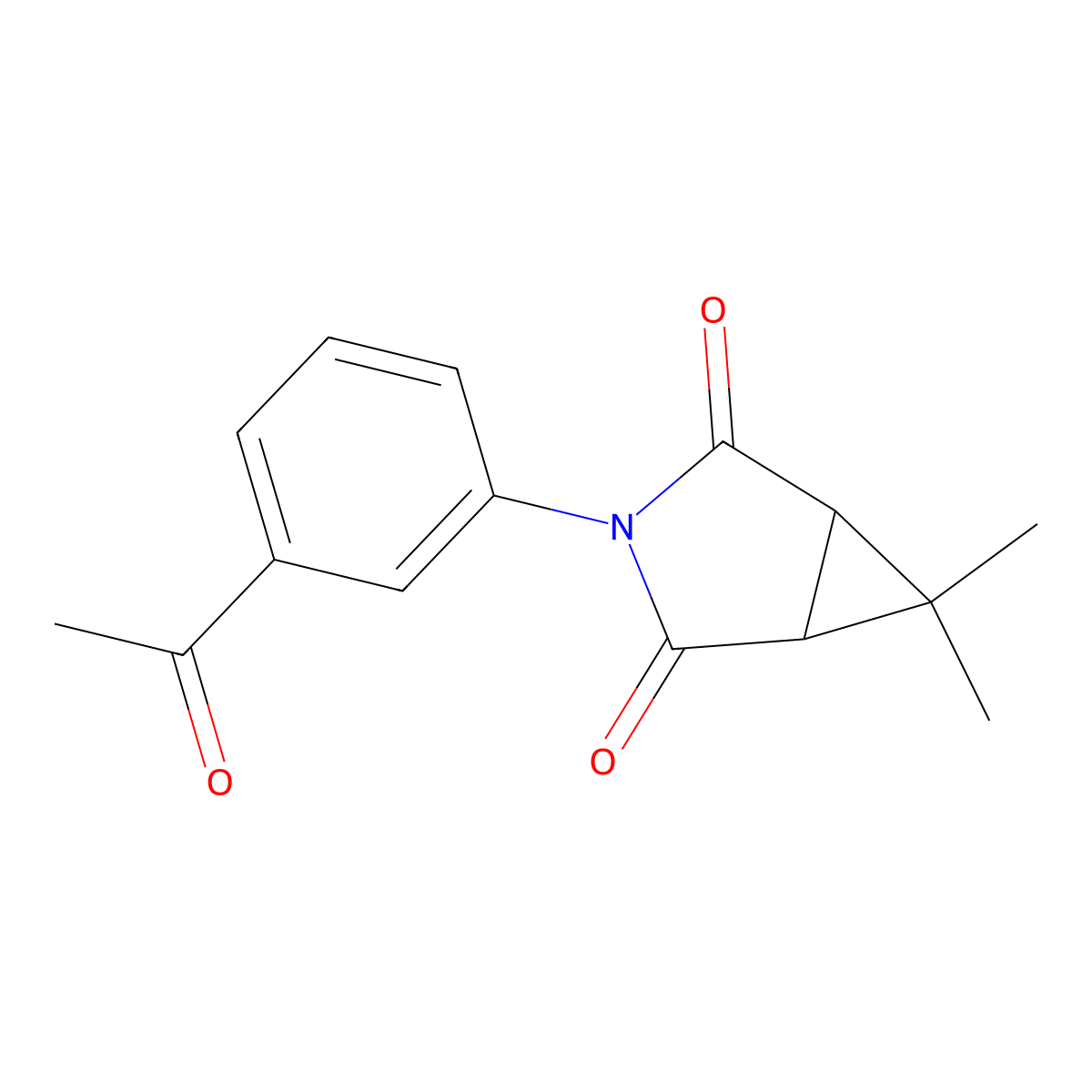 3-(3-Acetylphenyl)-6,6-dimethyl-3-azabicyclo[3.1.0]hexane-2,4-dione molecular structure, CAS 1415719-38-8