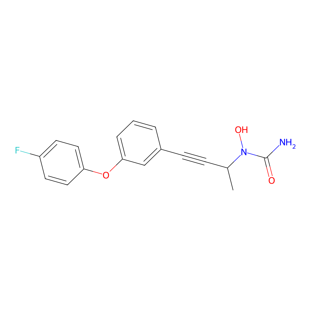 Fenleuton molecular structure, CAS 141579-54-6
