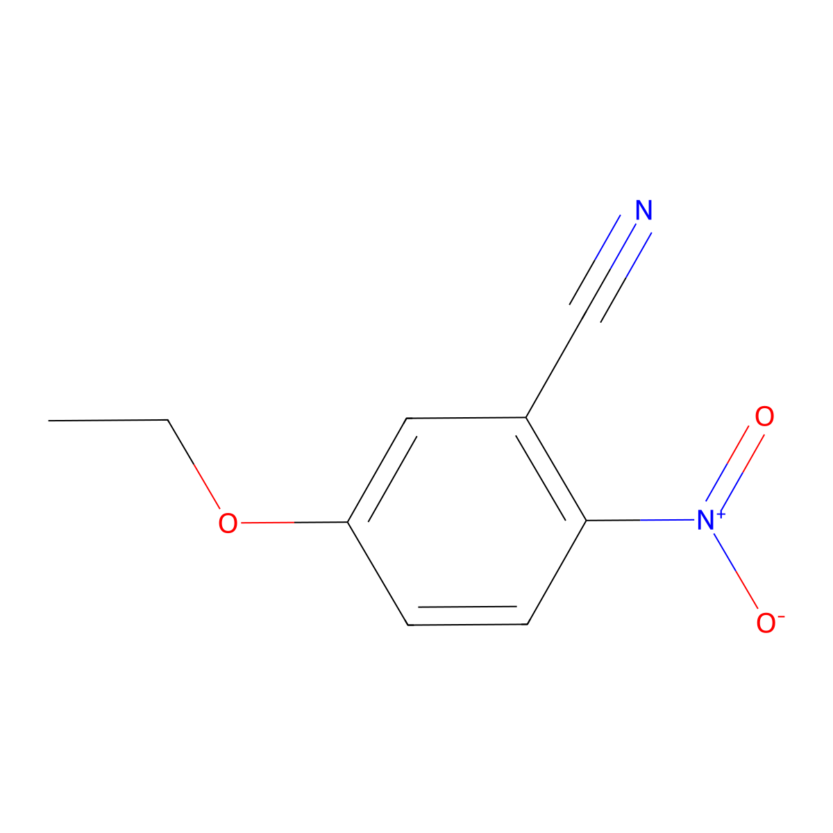 5-Ethoxy-2-nitrobenzonitrile molecular structure, CAS 1415819-87-2