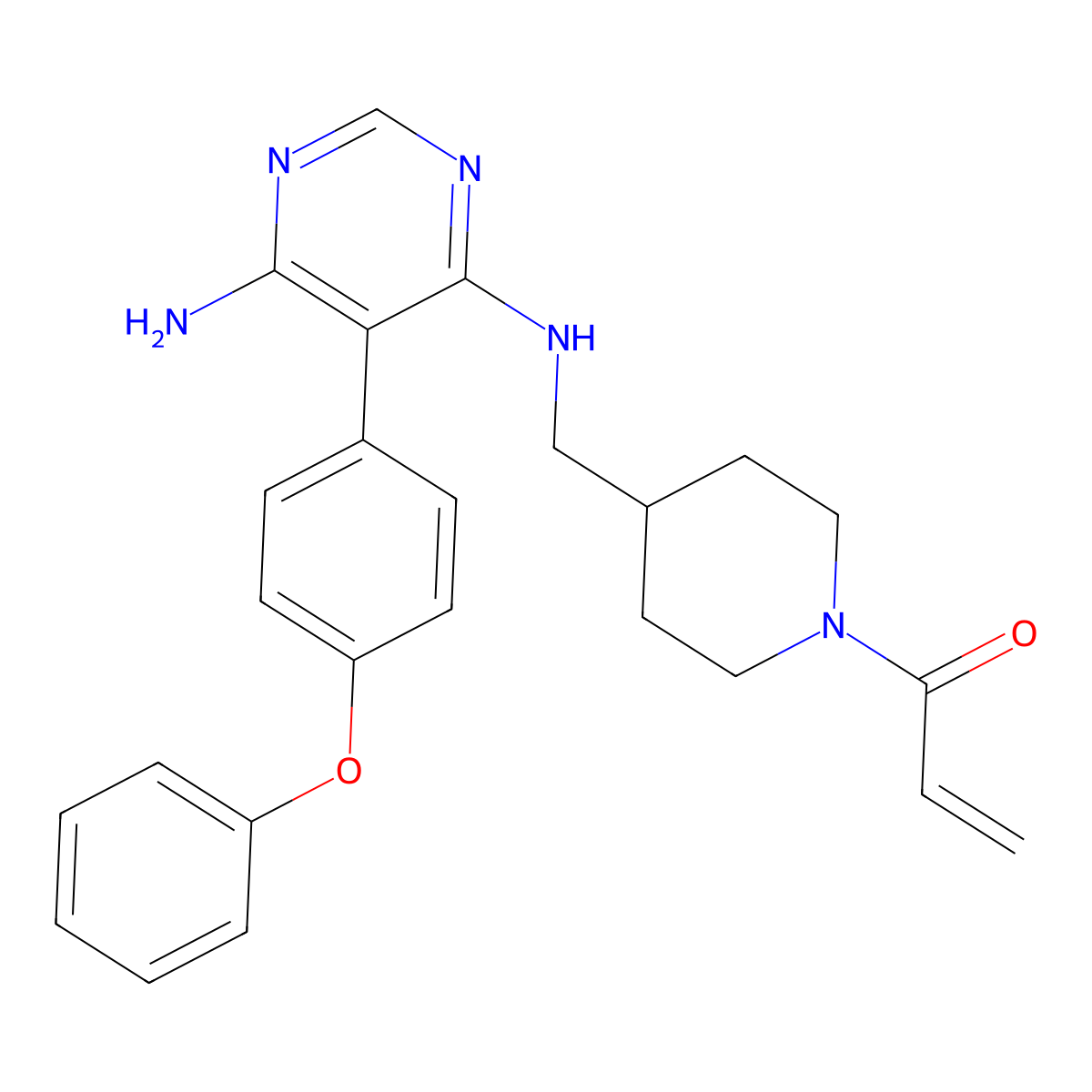 Evobrutinib molecular structure, CAS 1415823-73-2