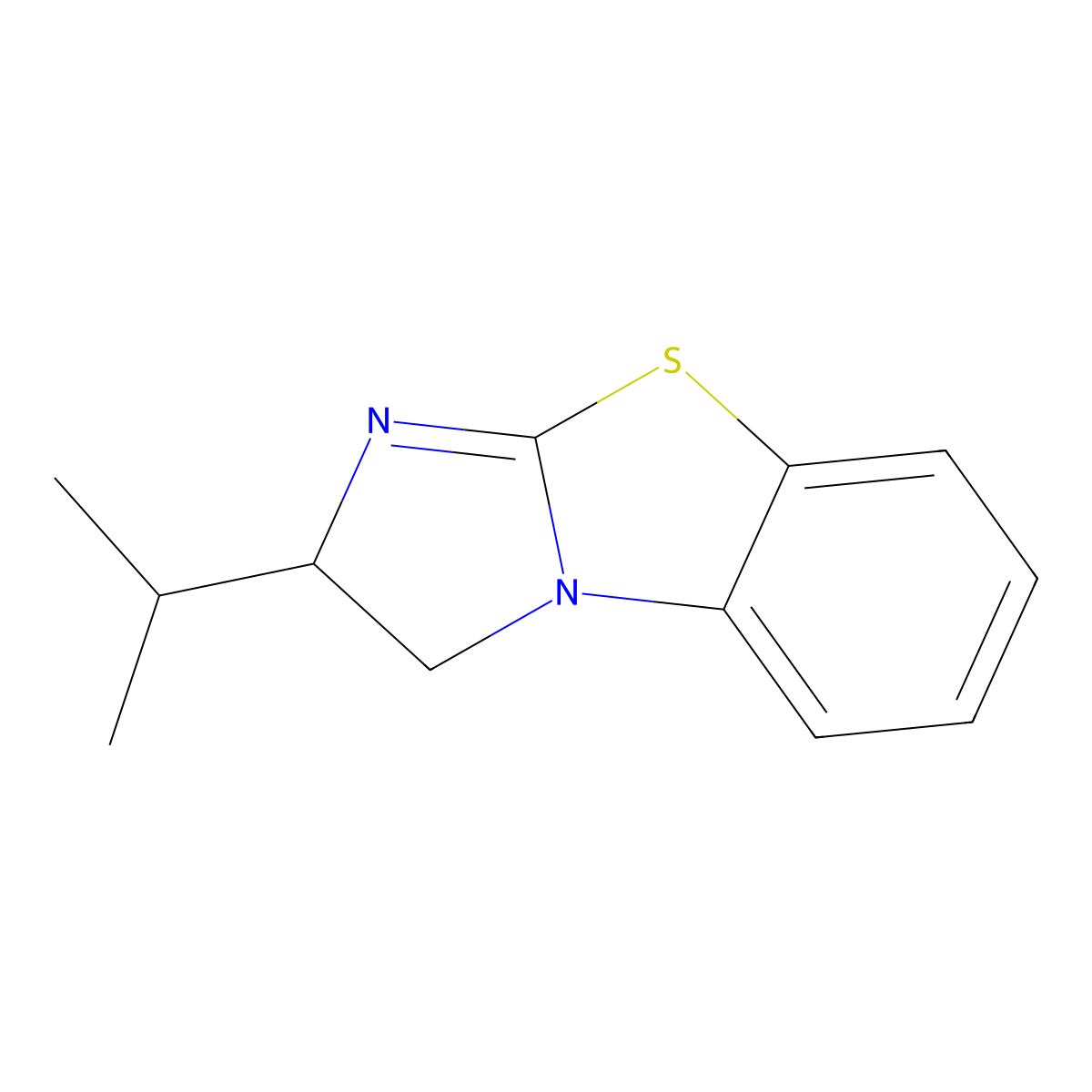 (R)-2-Isopropyl-2,3-dihydrobenzo[d]imidazo[2,1-b]thiazole molecular structure, CAS 1415839-18-7