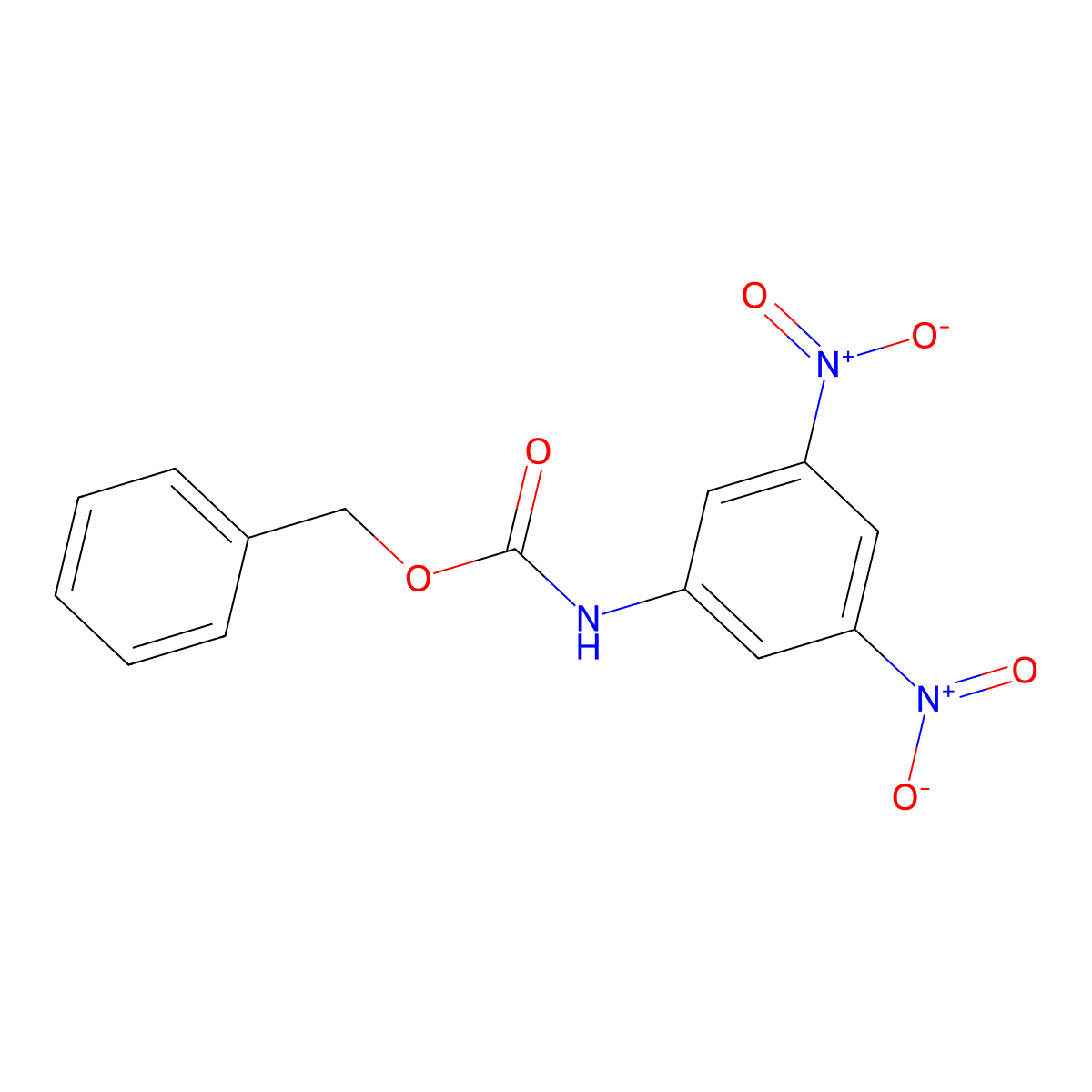 Benzyl N-(3,5-dinitrophenyl)carbamate molecular structure, CAS 1415920-03-4