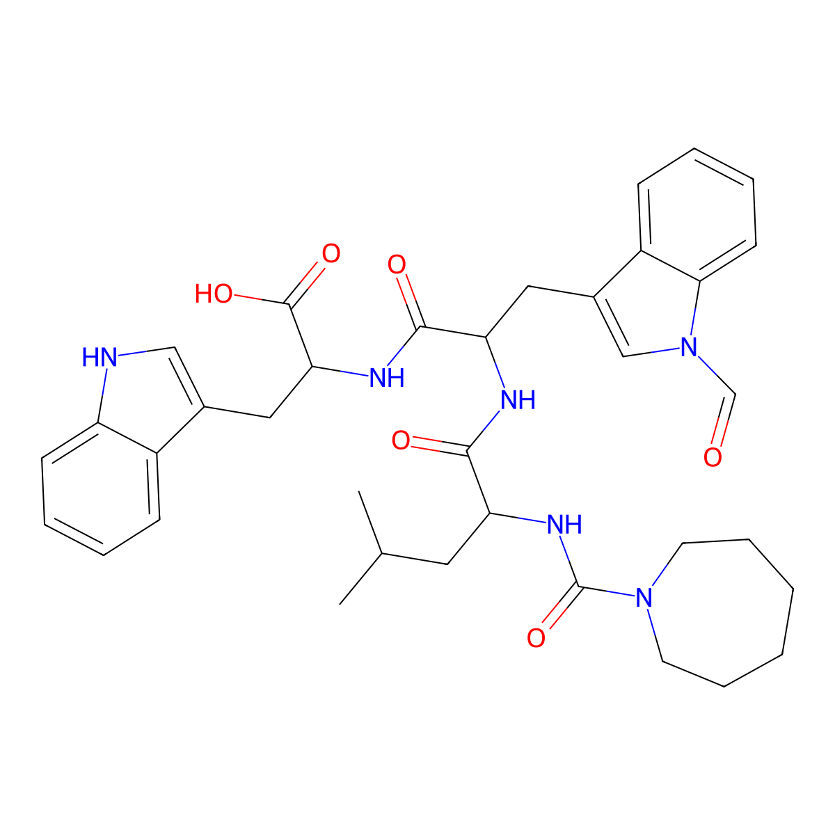 BQ 610 molecular structure, CAS 141595-53-1