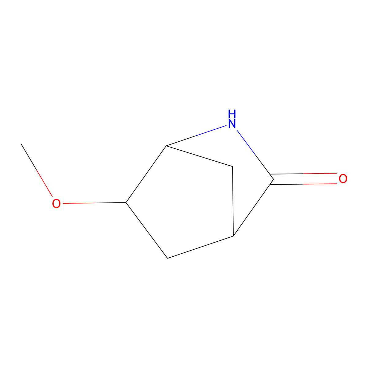 (1S,4R,6S)-6-methoxy-2-azabicyclo[2.2.1]heptan-3-one molecular structure, CAS 1416012-89-9