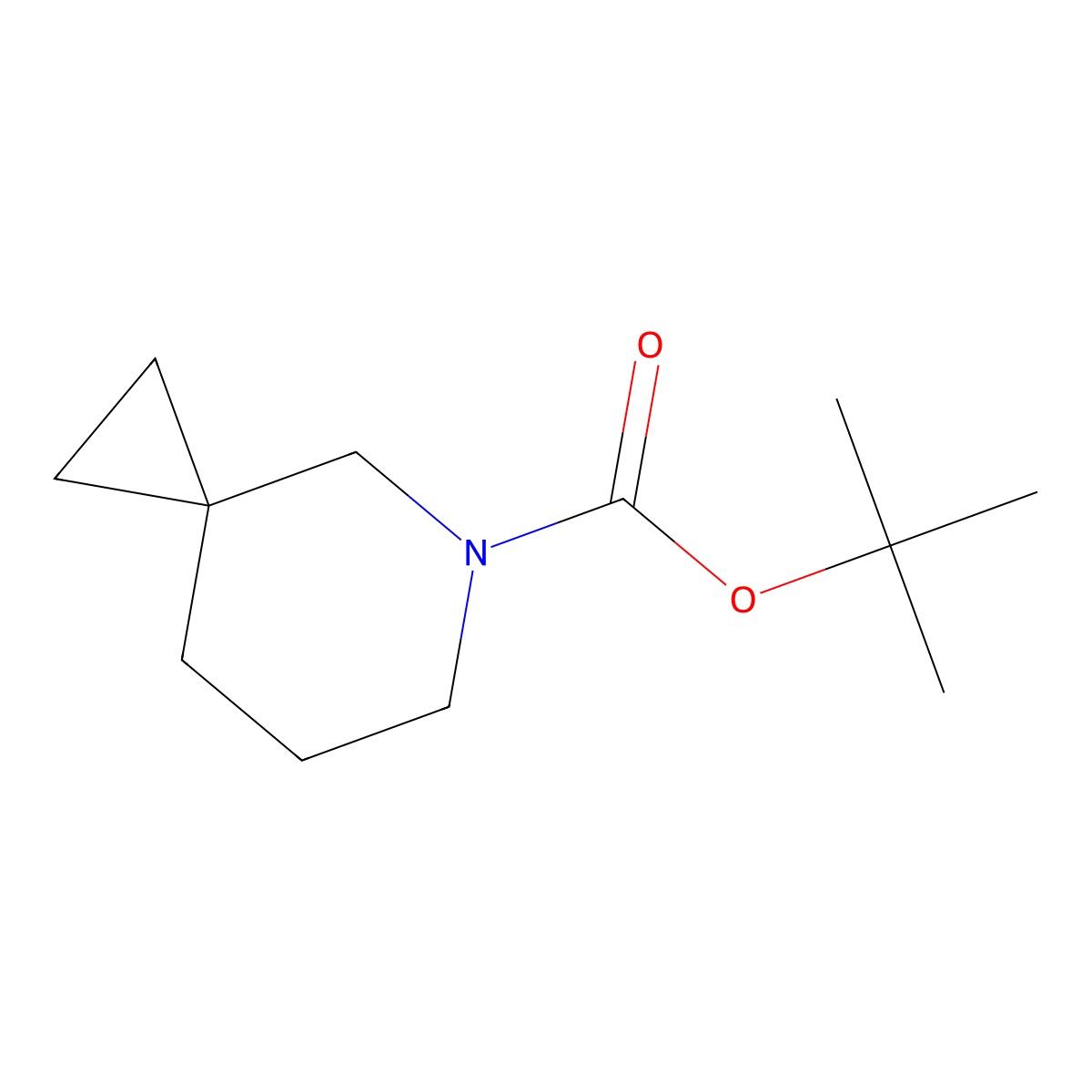 5-Boc-5-azaspiro[2.5]octane molecular structure, CAS 1416013-81-4
