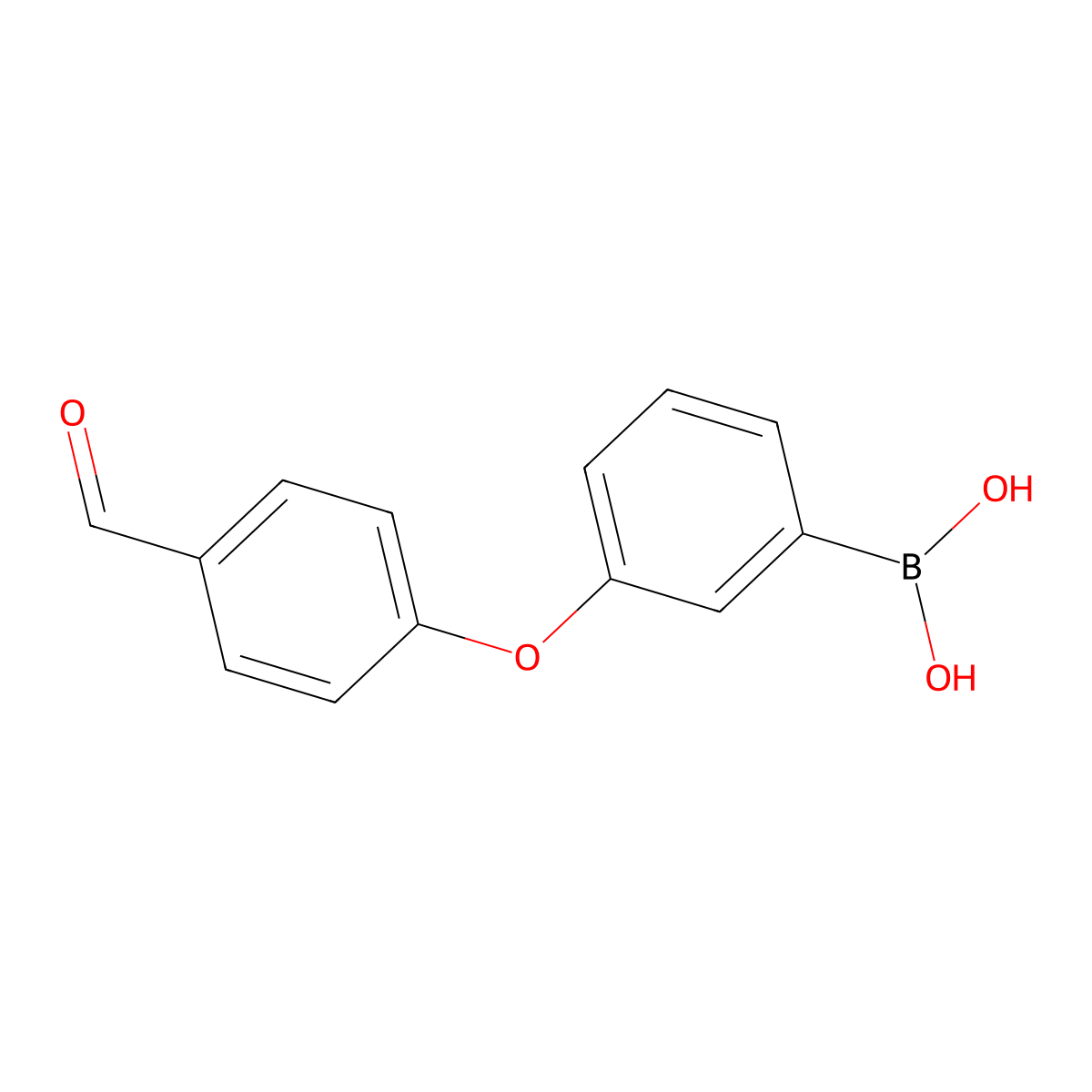 [3-(4-Formylphenoxy)phenyl]boronic acid molecular structure, CAS 1416252-23-7