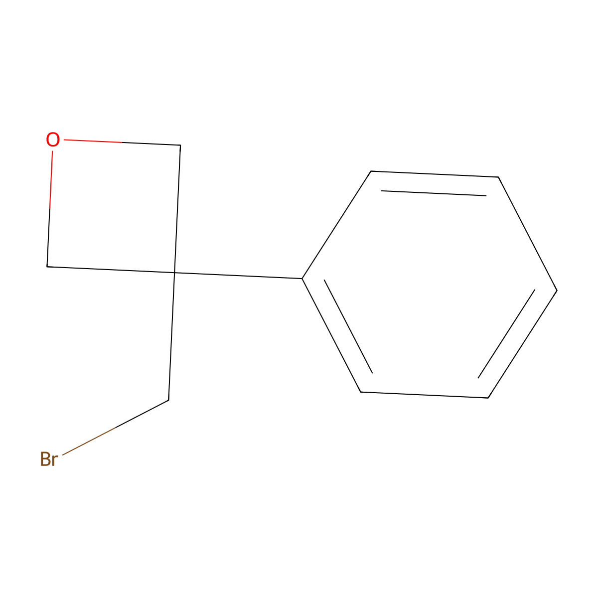 3-Bromomethyl-3-phenyl-oxetane molecular structure, CAS 1416323-09-5