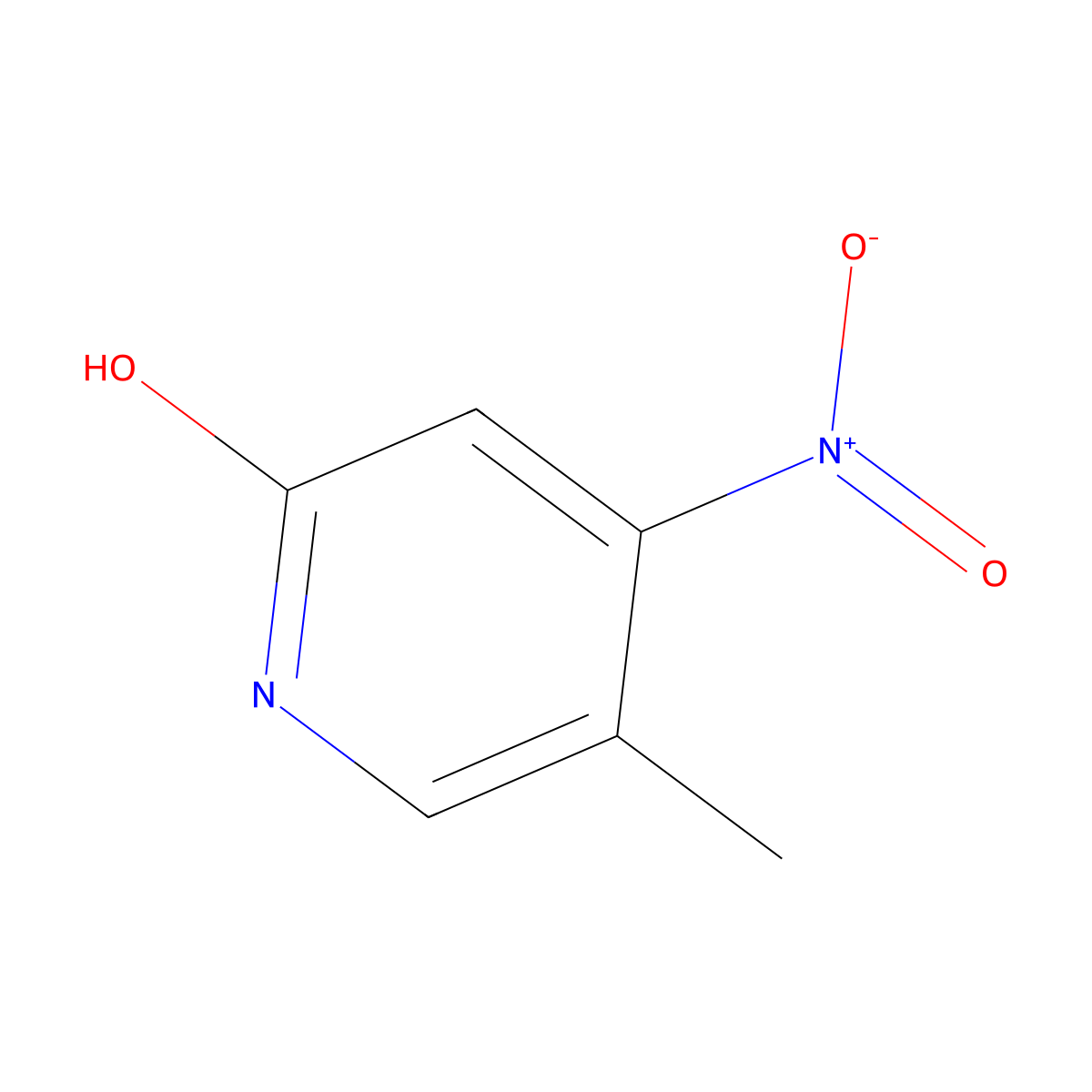 5-Methyl-4-nitropyridin-2(1H)-one molecular structure, CAS 1416354-34-1