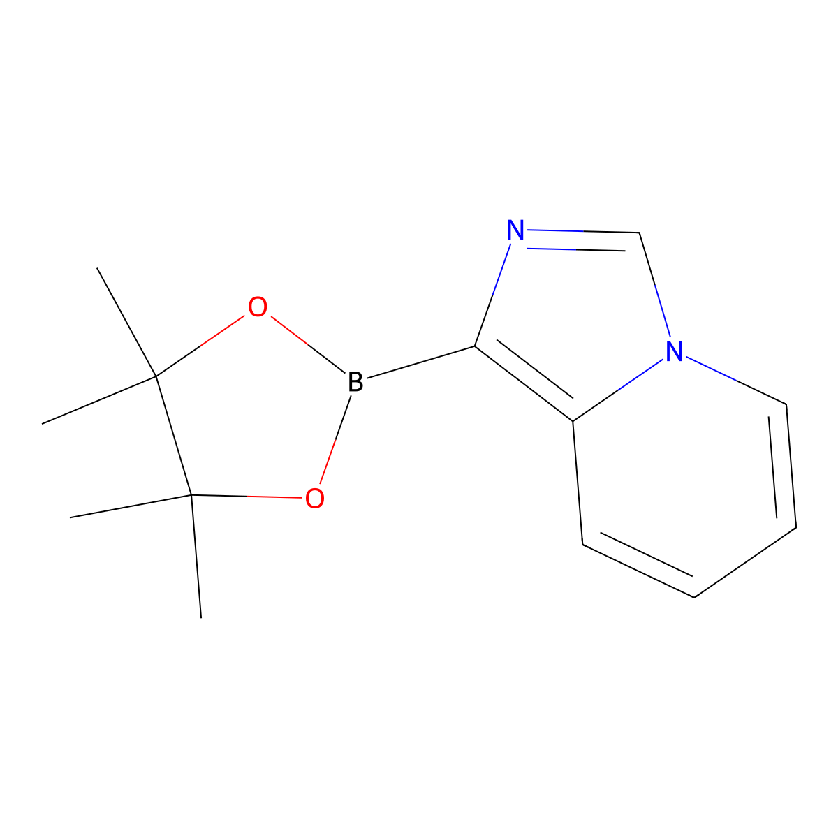 1-(4,4,5,5-Tetramethyl-1,3,2-dioxaborolan-2-yl)imidazo[1,5-a]pyridine molecular structure, CAS 1416367-32-2