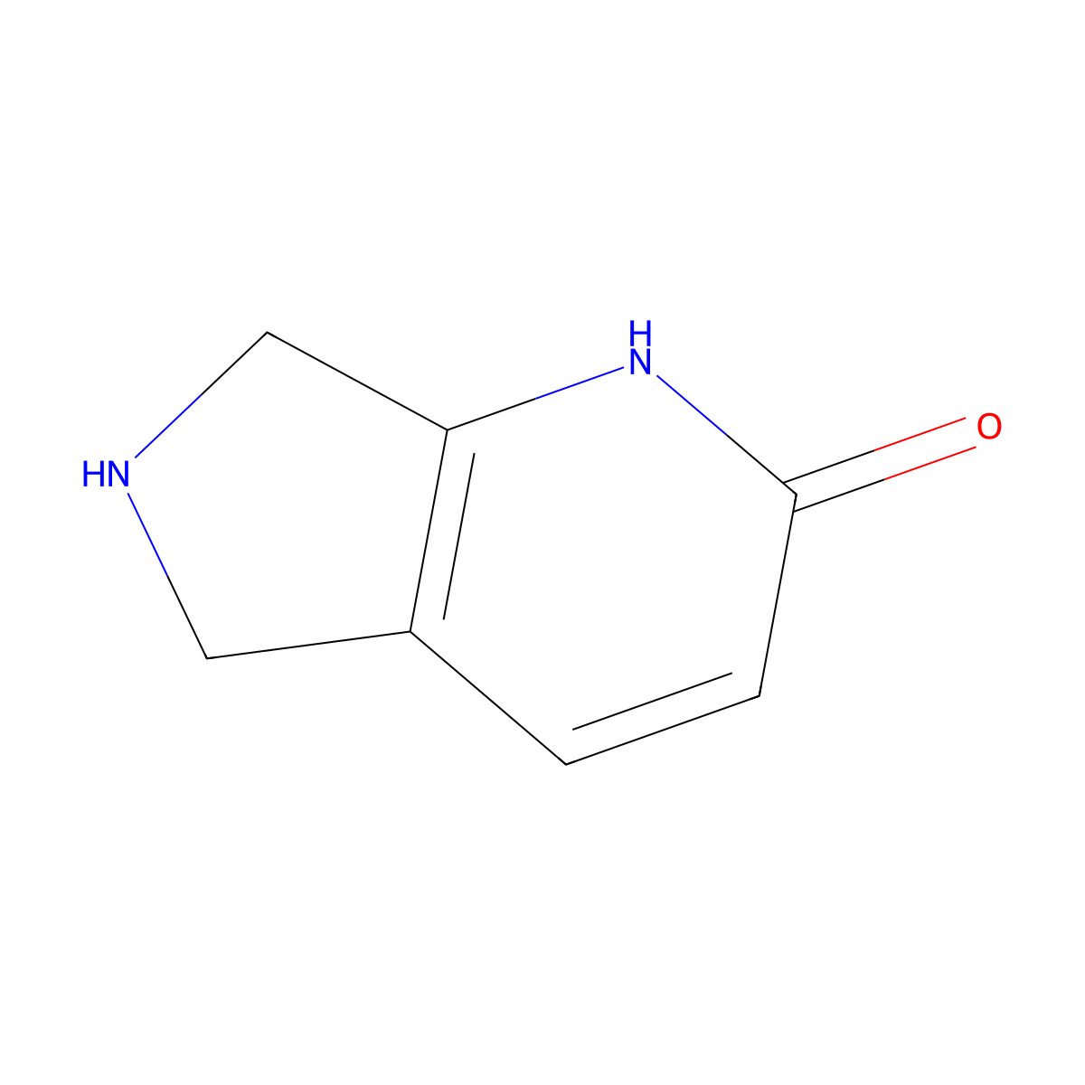 5H,6H,7H-pyrrolo[3,4-b]pyridin-2-ol molecular structure, CAS 1416373-74-4