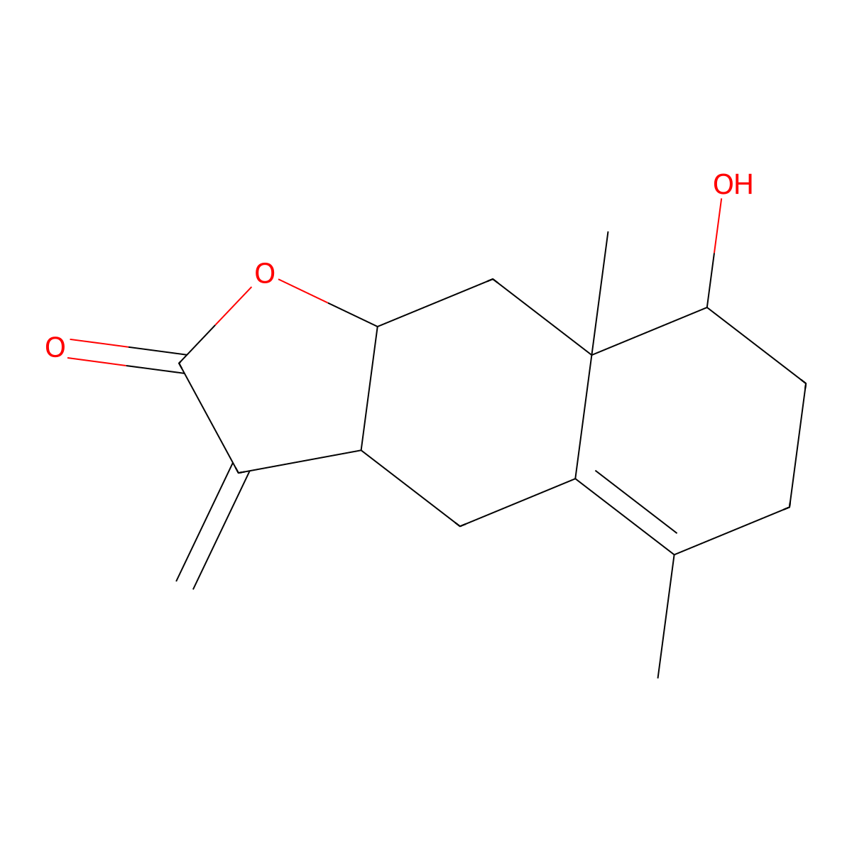 Ivangustin molecular structure, CAS 14164-59-1