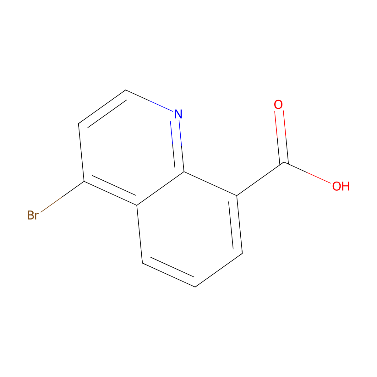4-Bromoquinoline-8-carboxylic acid molecular structure, CAS 1416438-29-3