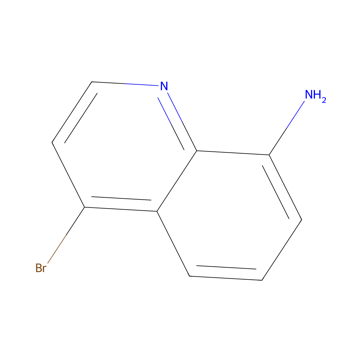 4-Bromoquinolin-8-amine molecular structure, CAS 1416438-31-7